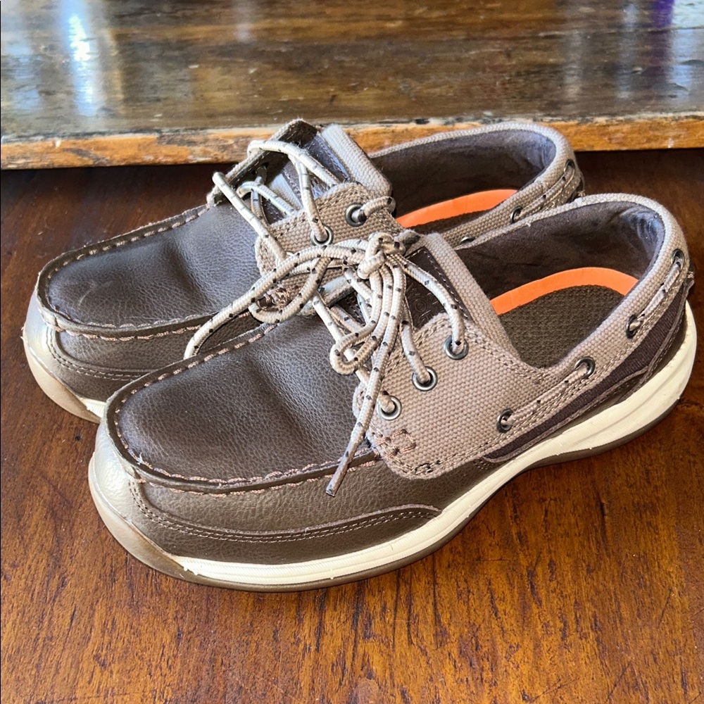 EUC Rockport Works Sailing Club‎ Steel Toe Oxford ESD Lace Up Leather Size 6.5W